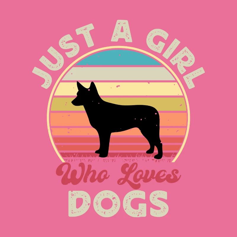 Australian Stumpy Tail Cattle Dog Silhouette