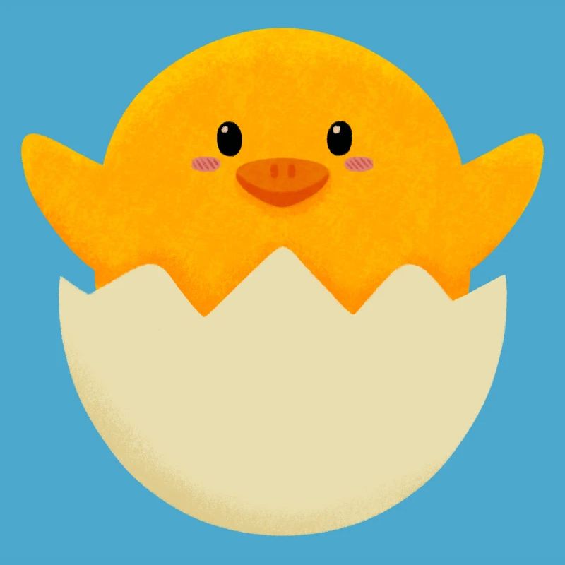 Easter Chick in Egg