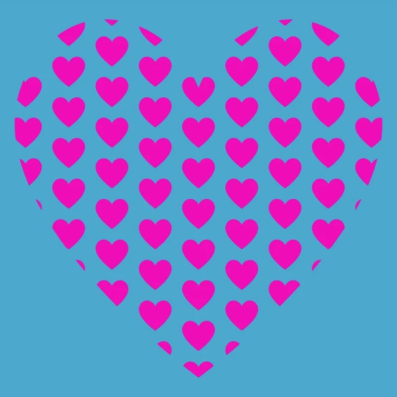 Heart Hearts Patch Pattern