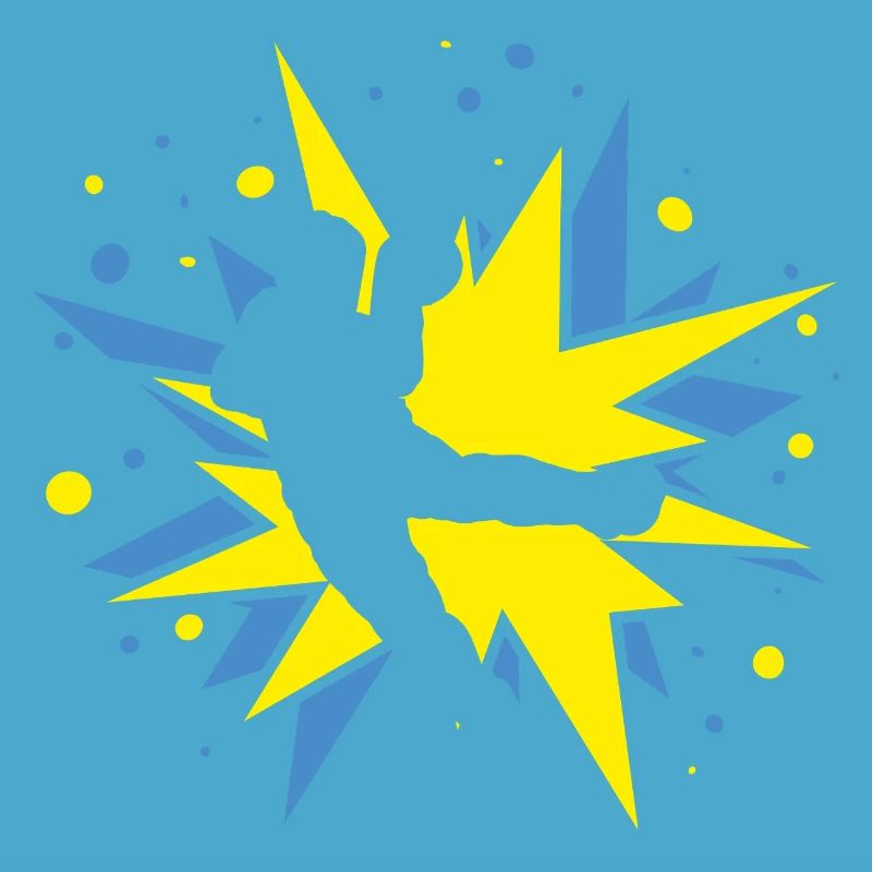 Handball Design im Comic-Explosionen
