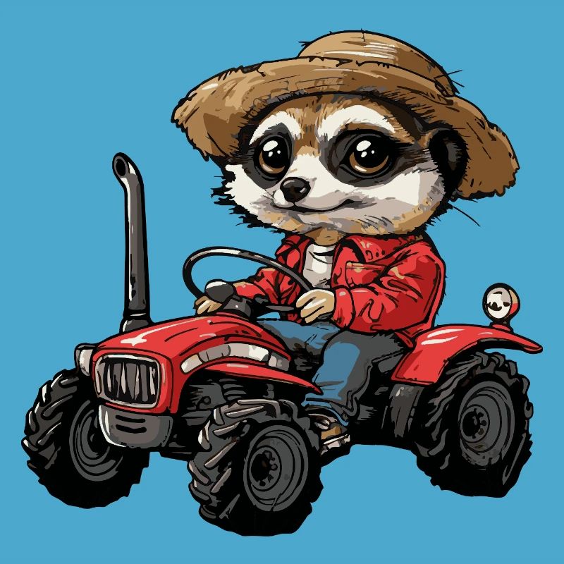 Fermier de tracteurs suricates