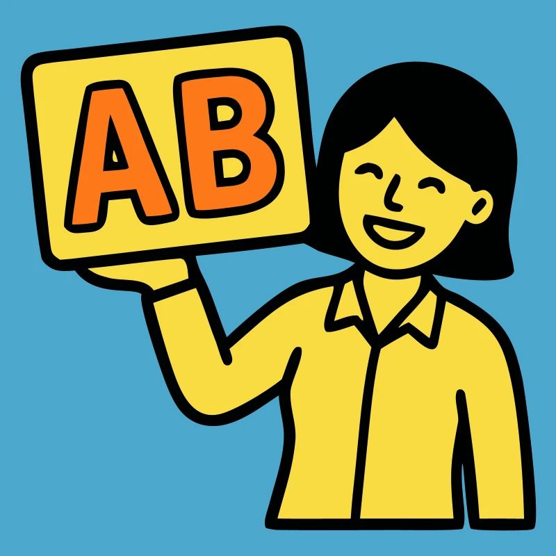Enseignant à l’école primaire ABC Vector