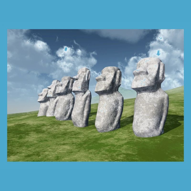 Moai statues on Easter Island