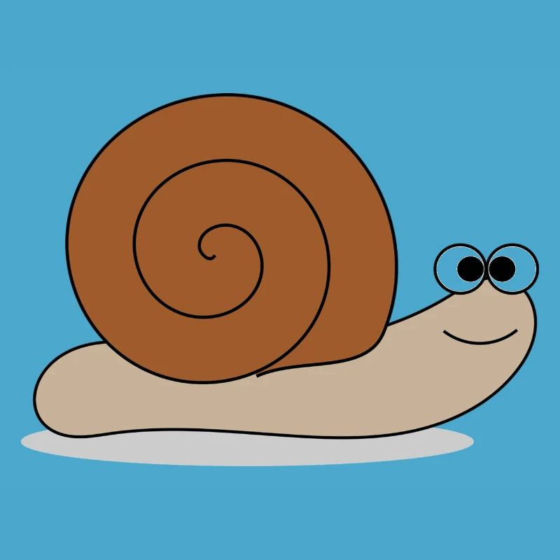 Brown escargot