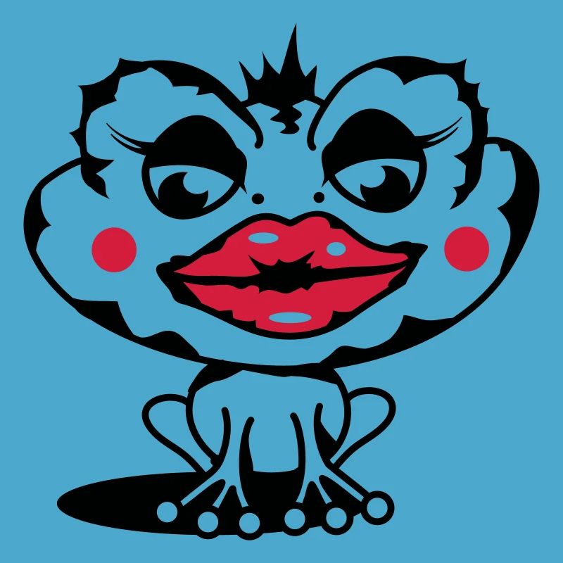 A toad with a thick lip