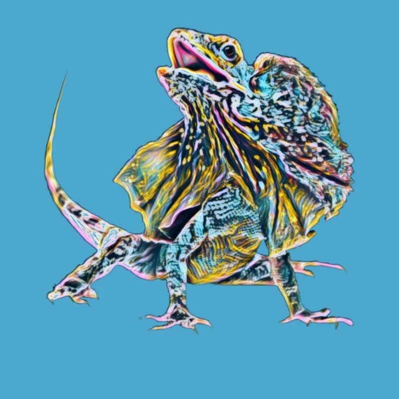 frilled lizard