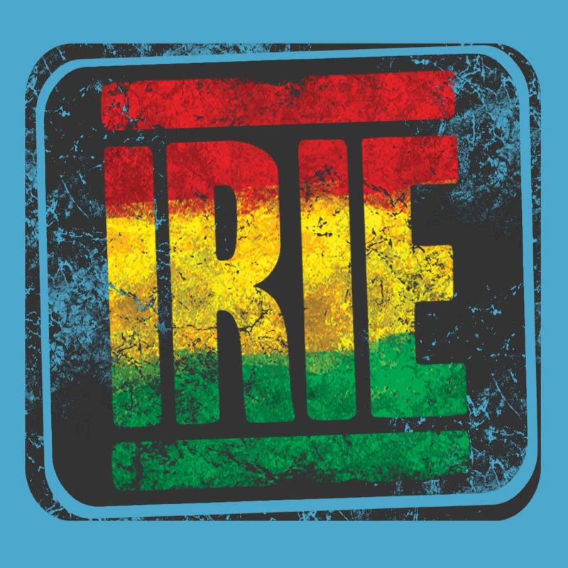 Authentic Rasta design with gradient
