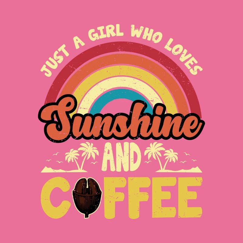Nur ein Mädchen, das Kaffeedesign liebt