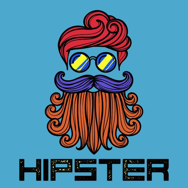 Bart Hipster Spruch Bartfrisur Bartträger