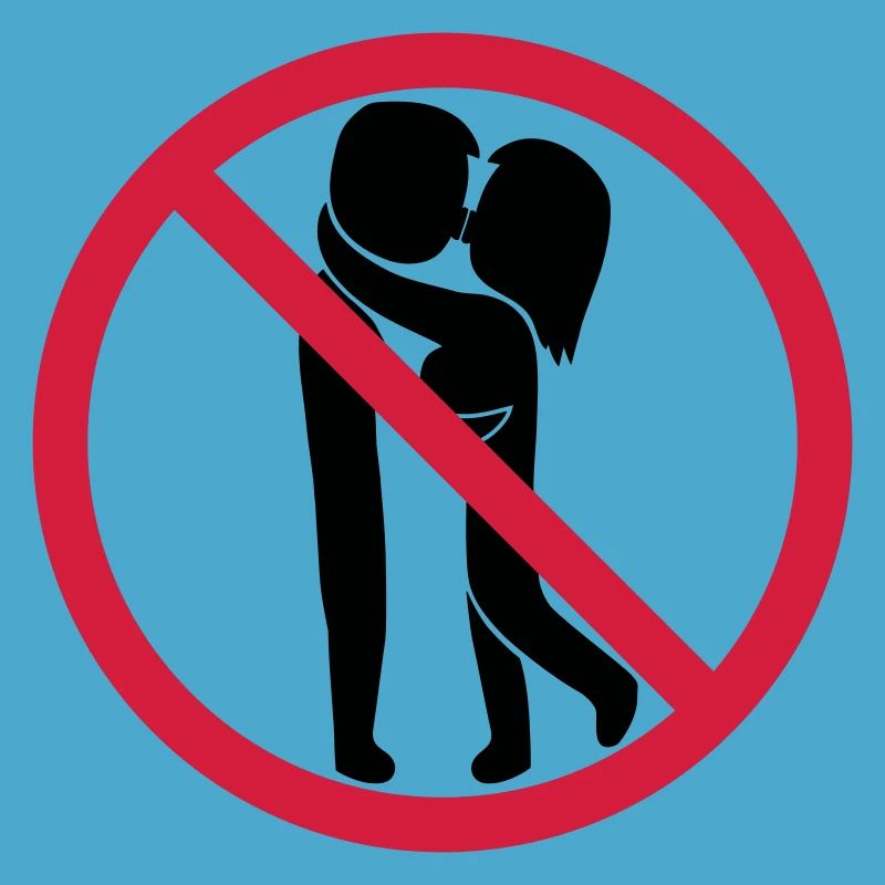 Signe interdit de baiser