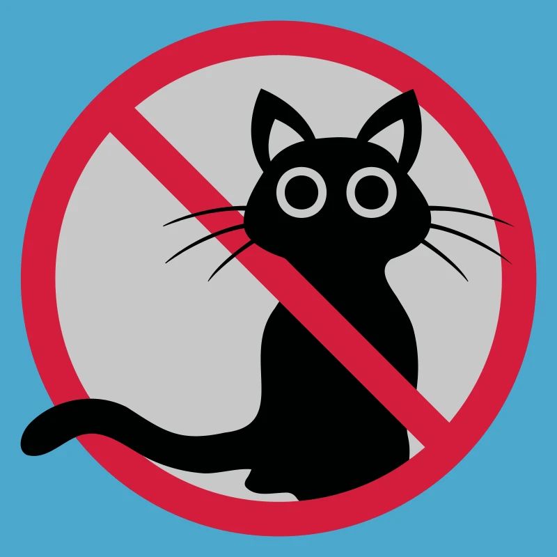 Signe interdit de chat