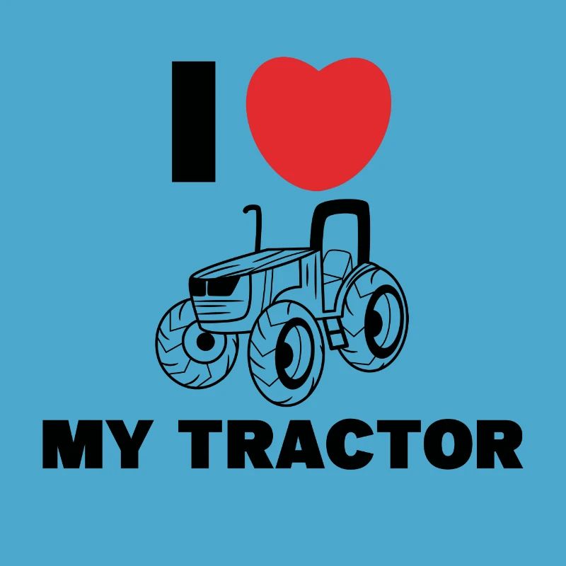 Ackerbau Herz Ich Liebe Traktor Statement Bauer