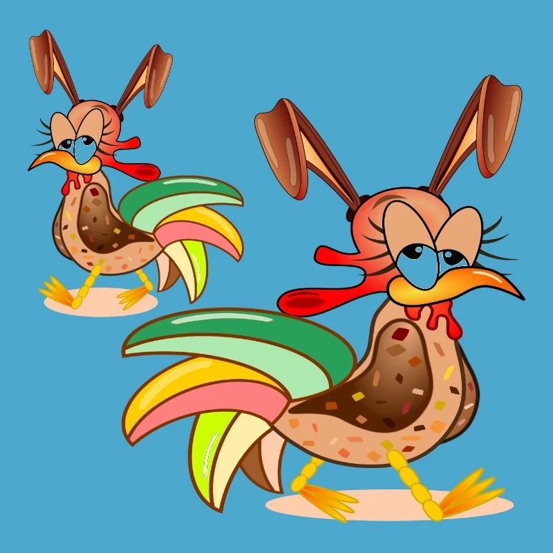 EASTER CHICKENS EASTER BUNNIES COUPLES