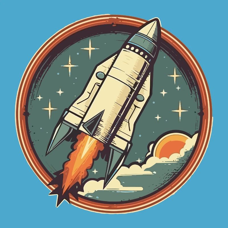 Retro Rocket - Space Rocket