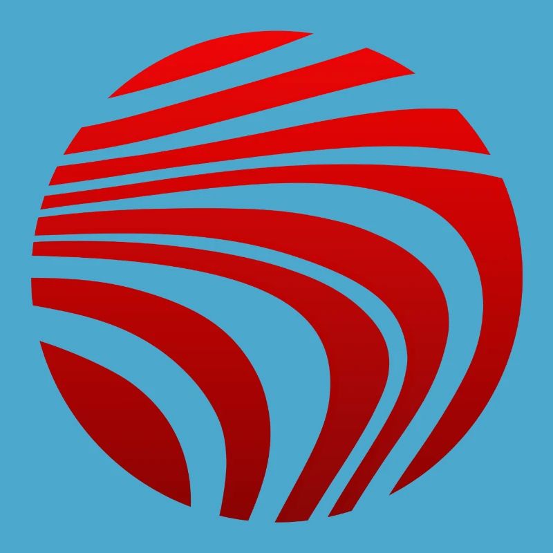 Psychedelic Pattern Red Gradient