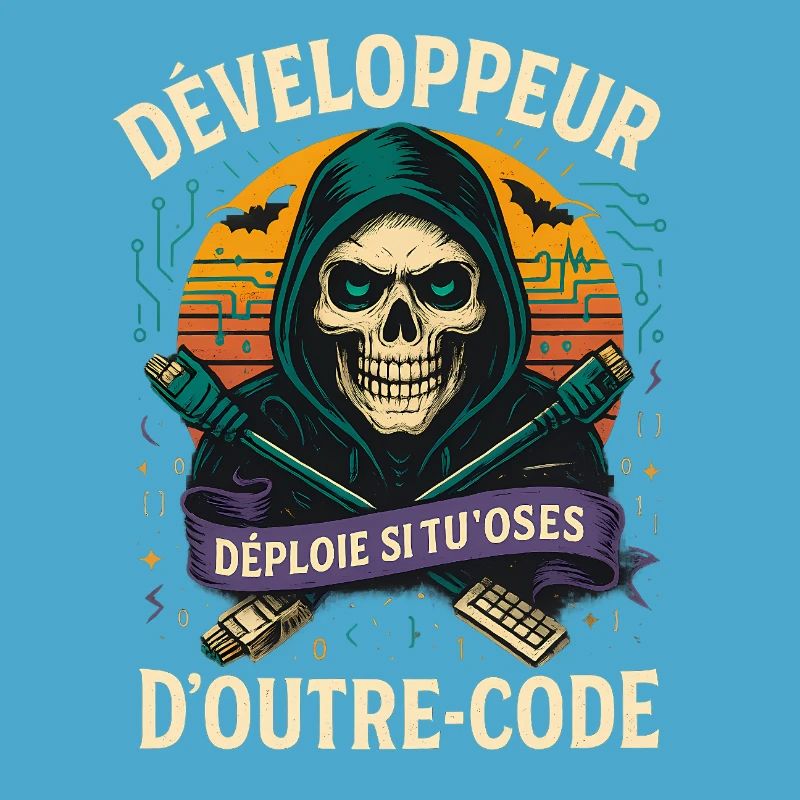 Web Developer - Halloween Skull