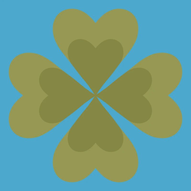 Four-Leaf Clover Pattern Design