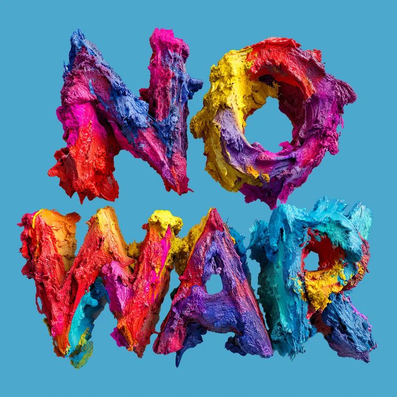 No War Farbexplosion