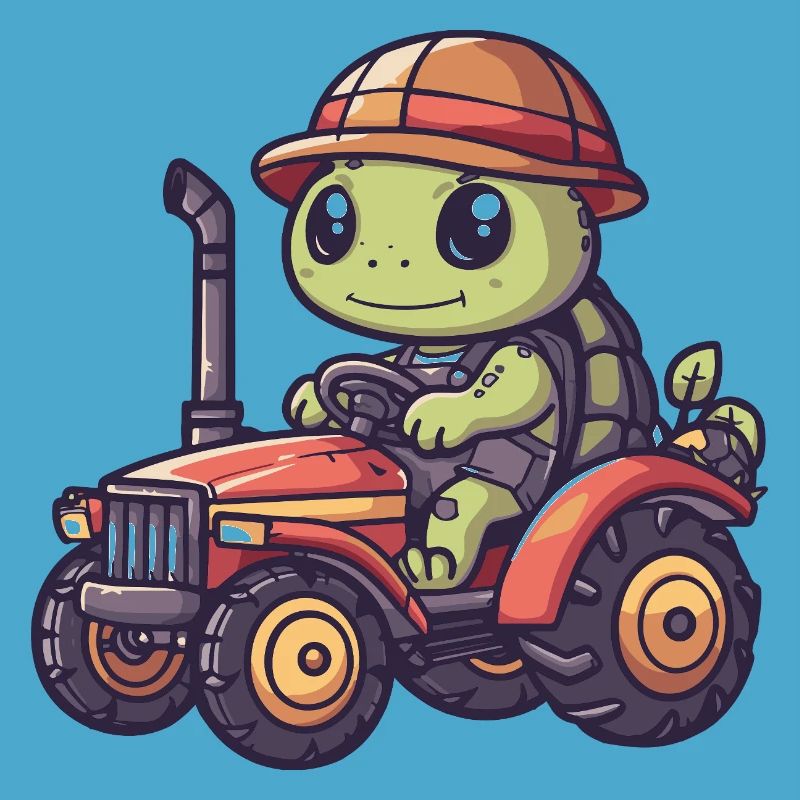 Turtle Tractor Farmer