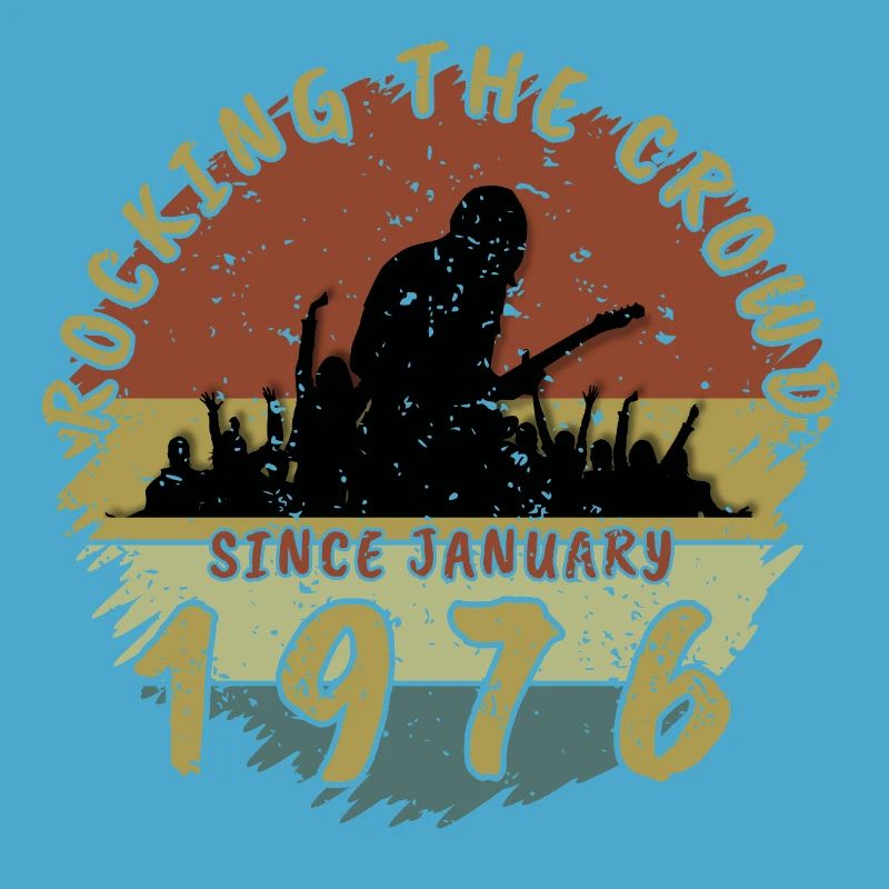 50th Birthday Rocking the crowd GIT 01/1976