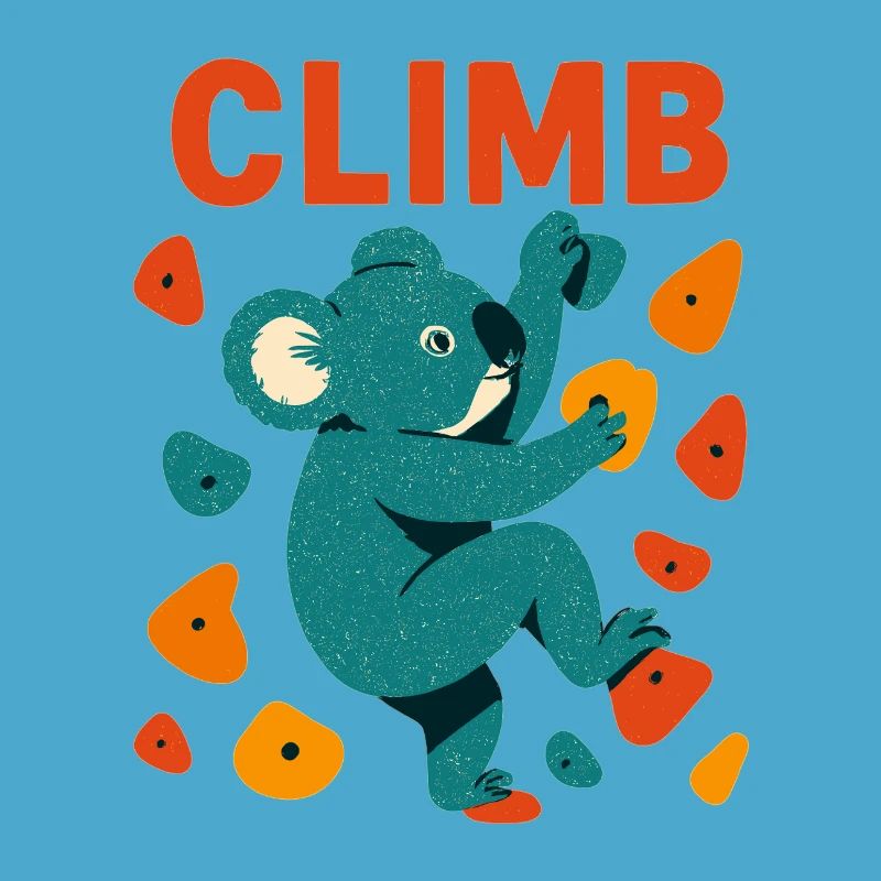 Bouldering Koala Koala Bear Climb Climbing Gift
