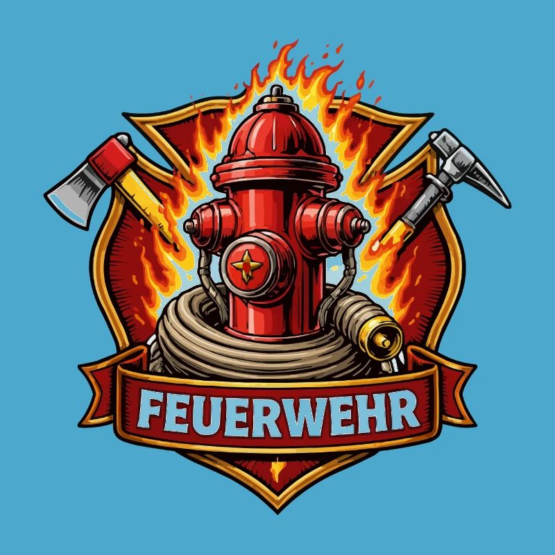 Fire Brigade Fire Hydrant Emblem