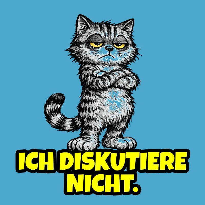 Ich diskutiere nicht. – Grumpy Katze (CAT)
