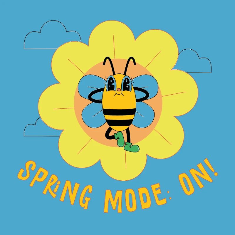 Spring Mode On – Cheerful Spring Motif