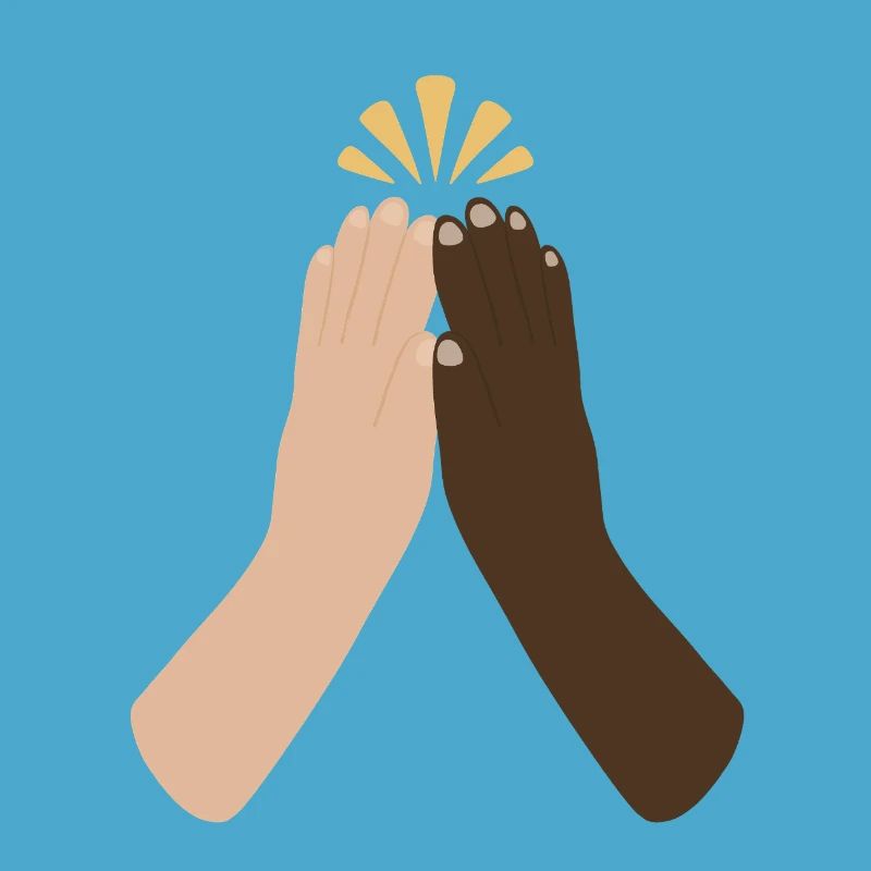 Diverse Hands Clap Unity