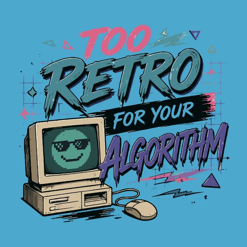 Retro Computer Algorithm Vintage Humor