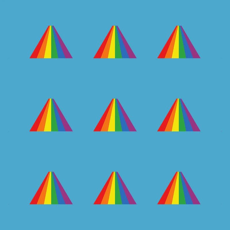 Rainbow Pyramid Pattern