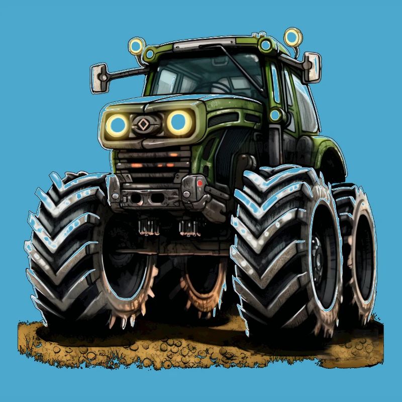 Precise and effective work with large tractors
