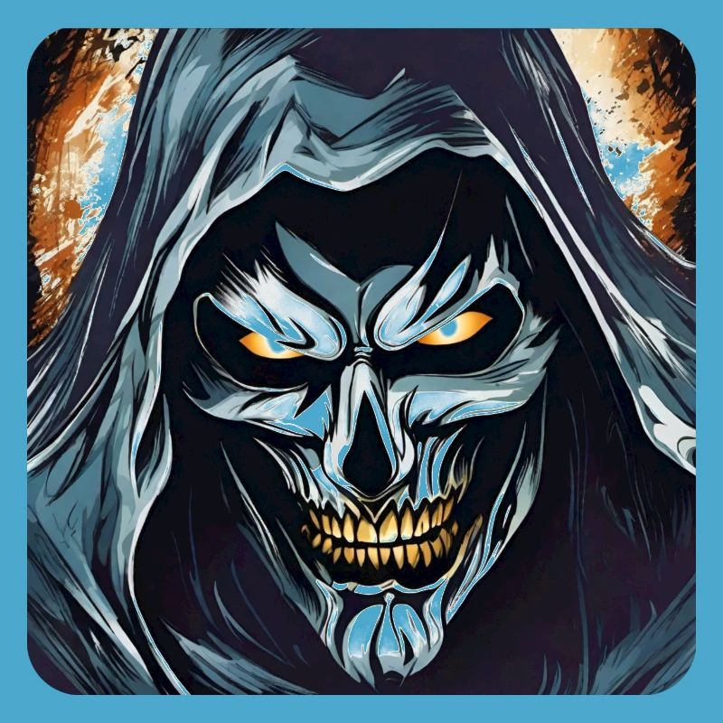 Evil Grinning Horror Skull