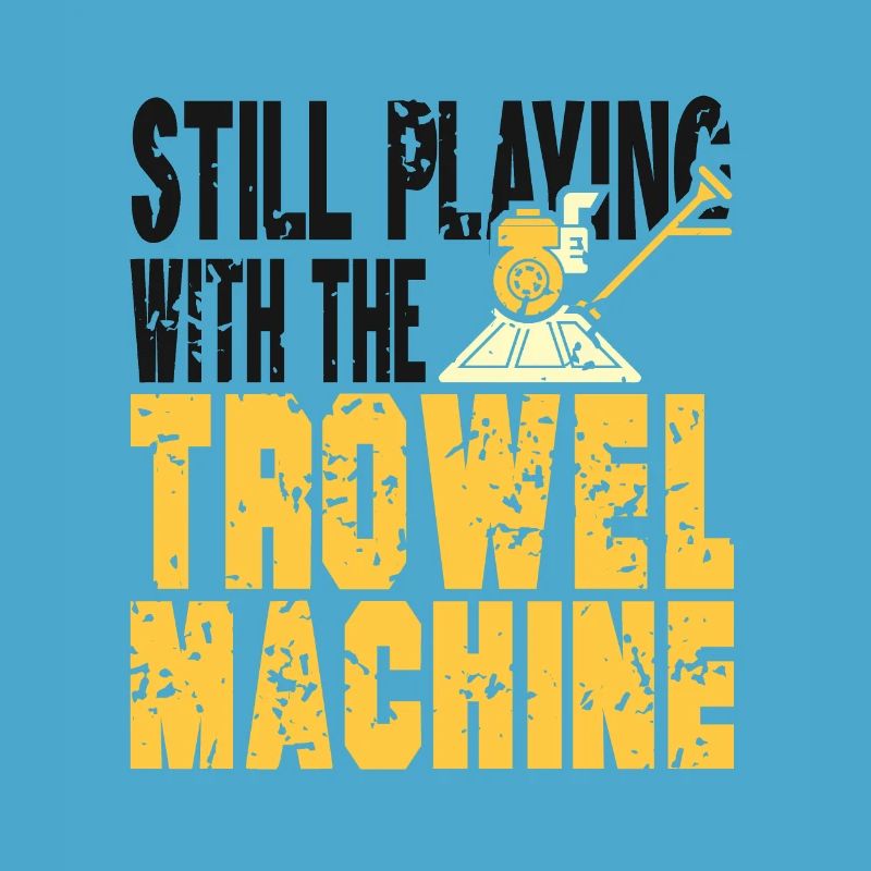 Concrete construction design for construction workers and construction site