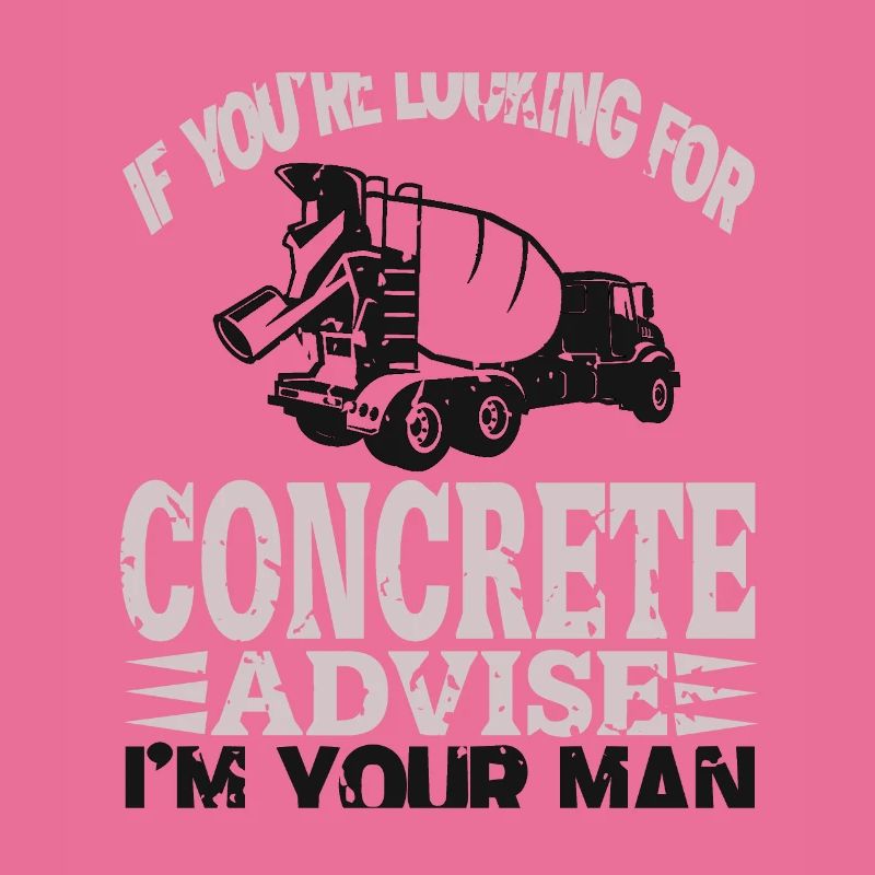 Concrete construction design for construction workers and construction site