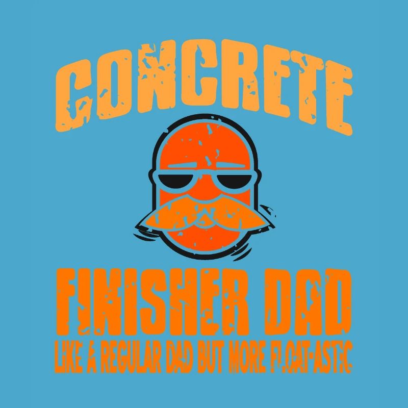 Concrete construction design for construction workers and construction site