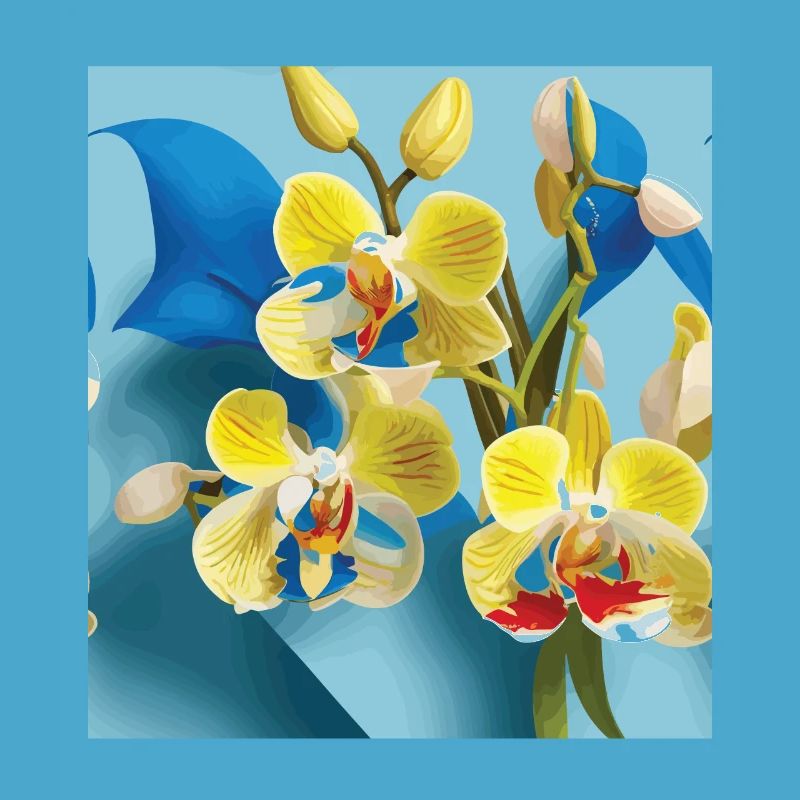 Orchid Pattern Tropical Pattern Jungle Pattern