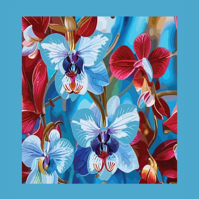 Orchid Pattern Tropical Pattern Jungle Pattern