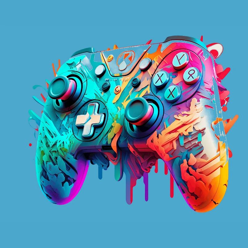 Neon Gaming Controller / Kontroller