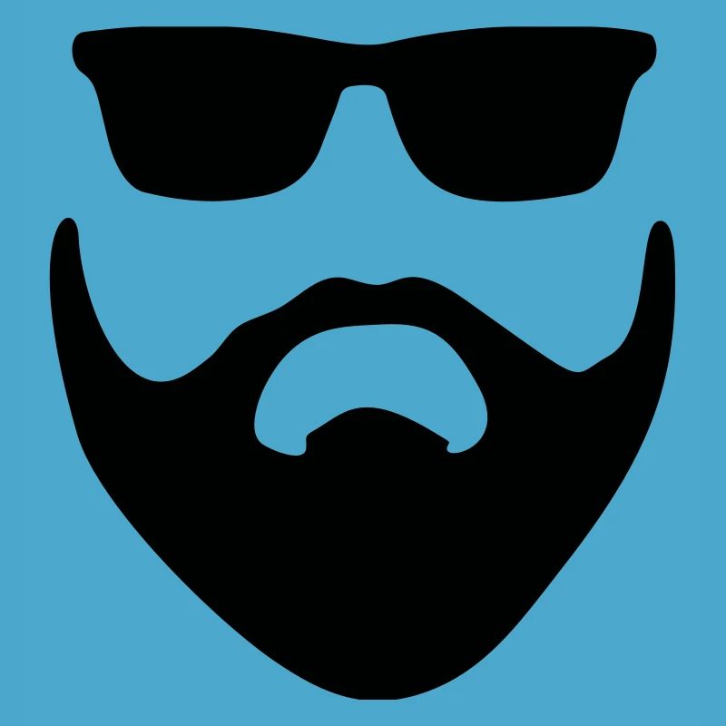 Bärtiger Mann mit Sonnenbrille