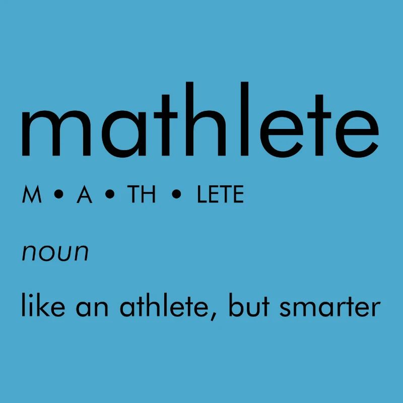 Math Mathematics Athlete Saying Gift