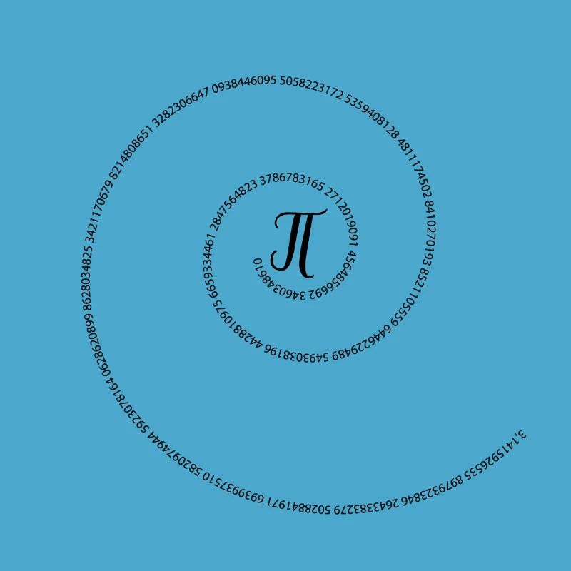 Pi circle number math math gift