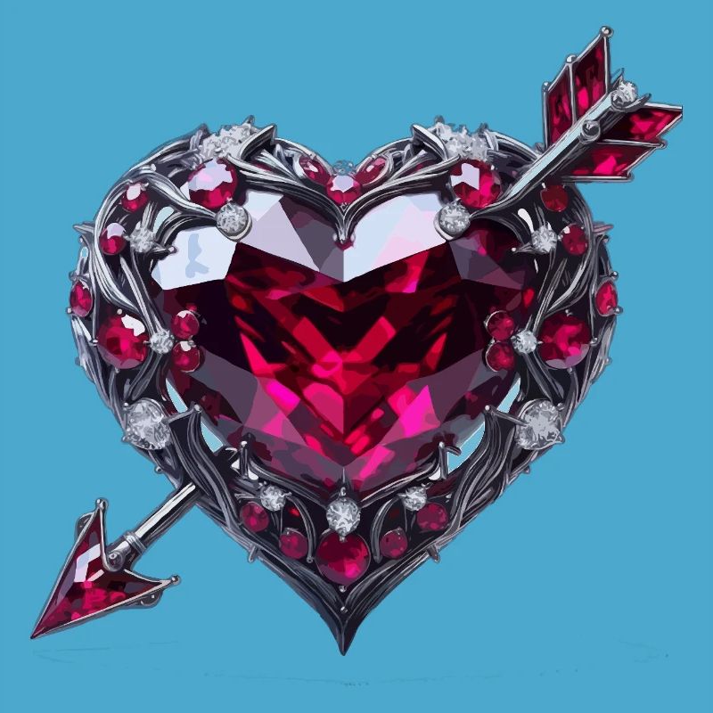 Ruby heart