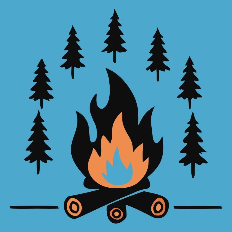 Cozy Campfire Forest