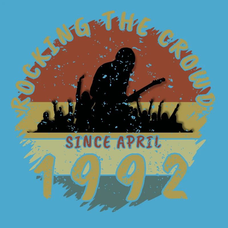 33rd Birthday Rocking the crowd GIT 04/1992