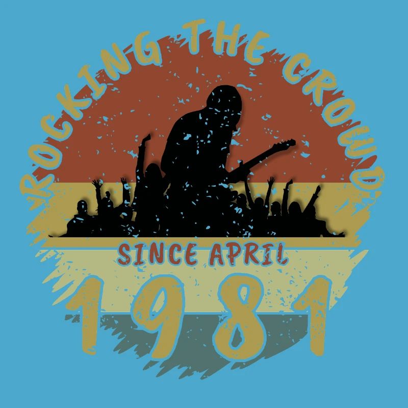 44th Birthday Rocking the crowd GIT 04/1981