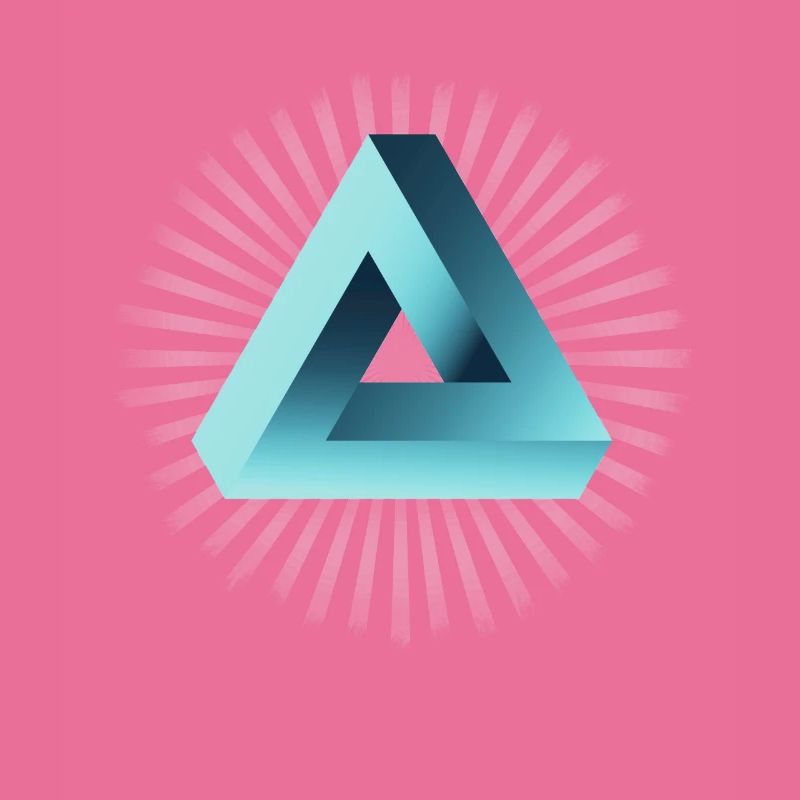 illusion illuminati triangle pyramide nerd maths