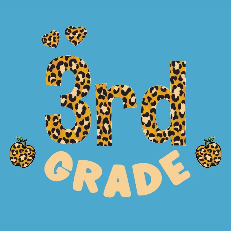Hello 3rd Grade Leopard Teacher
