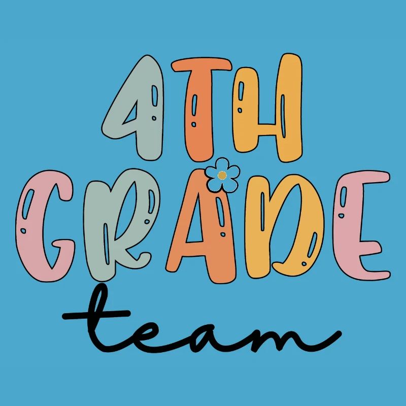 Équipe 4e année comme 4e année Escouade école élémentaire