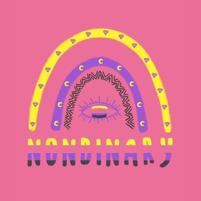 Boho Rainbow Nonbinary